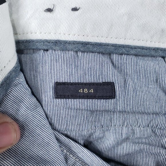 🚫SOLD🚫J Crew Mens Pants Black 30x30 100% Cotton Broken In Casual Chinos 484 - Picture 7 of 14